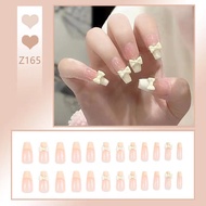 Thai Shop DD165 Modern Style False Nails Easy To Use 24 Pieces
