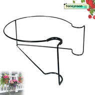 HONEYROOM Floating Garden Railing Planter Shelf, Potted Plants Houseplants Railing Plant Stand, Meta