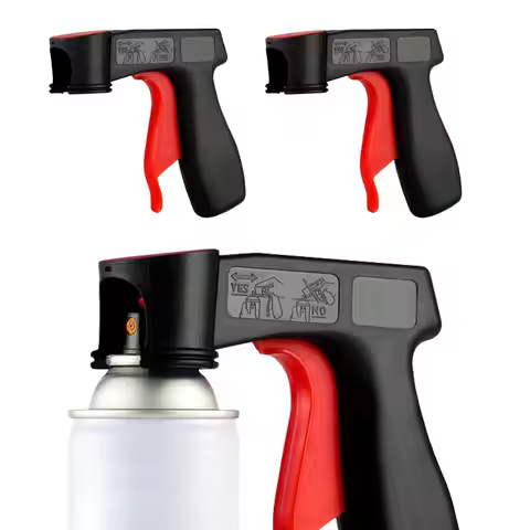 Portable Paint Spray Handle, Reusable Universal Color-Changing Car Wrap, Self-Spraying And Manual Sp