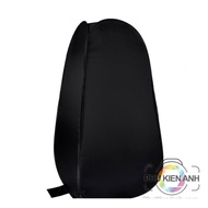 Good quality mobile dressing room, 1m2 x 1m9 thick, covered with silver inside, camping tent