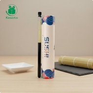 [Kesoto] Sushi Packaging Container Slide Up Paper Cylinder Box Food Storage Takeaway Packaging for R