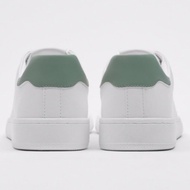 Zara Men Minimalist Contrast Sneakers Sepatu Pria White