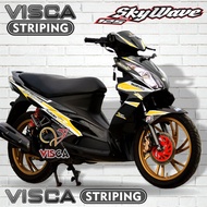 Stiker Striping Suzuki Skywave Full Body Variasi Graffis