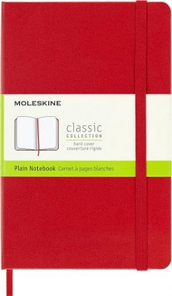 MOLESKINE - Moleskine 經典作家筆記本，中號空白硬封面（11.5 x 18 公分）