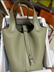 Hermes Picotin 18 Q1鼠尾草綠