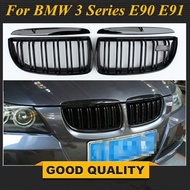 Free Shipping:  1 Pair E90 Front Bumper Kidney Grille For BMW Sedan E90 E91 3 Series 2005 - 2007 Pre-facelift
