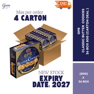 GPR Classic Butter Cookies /Wedding Doorgift (80g x 36 box)