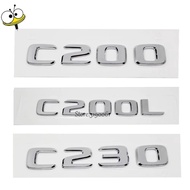 New Rear Sticker Emblem Badge Decal Plastic Car Styling Number Auto Accessories For Mercedes Benz C 