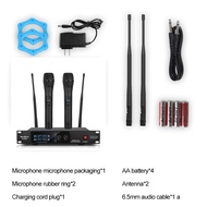 NewBaxs SLXD6 ไมโครโฟนไร้สาย 1 ถึง 2 UHF FM ระยะรับ 80M ใช้ได้กับครอบครัว/KTV/ร้องเพลงกลางแจ้ง 100 o