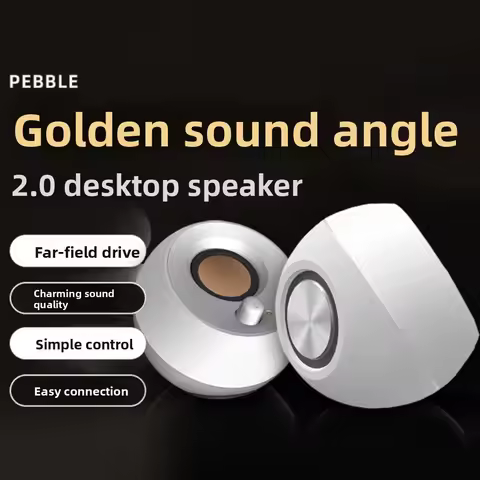 Creative Pebble Plus 2.0 Speaker 3d Surround for Computer Desktop Gamer Multi-Media Accessory Usb Wi