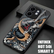 Latest Glass Softcase For Infinix Hot 50i Smart 9 camera protect - DRGNM08 - Latest Infinix Case