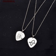 FEISHANG Guitar Pick Pendant Necklace, Guitarhero Kita Ikuyo BOCCHI THE ROCK Necklace, Chains Japane