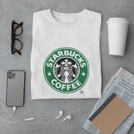 STARBUCKS BAJU BEST SELLER BUATAN MALAYSIA TSHIRT 100% COTTON LENGAN PENDEK/LELAKI PEREMPUAN/HARGA M