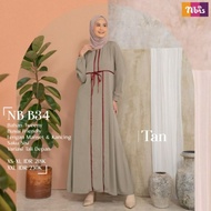 SALE!! PROMO!! GAMIS NIBRAS TERBARU NB B34/GAMIS NIBRAS NB B34/NIBRAS