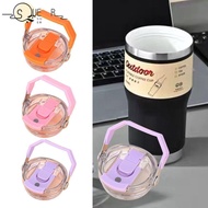 SUEREN Bottle Lid, Transparent Splash Spill Proof Cup Lid, Portable Multicolor Replacement Therms Cu