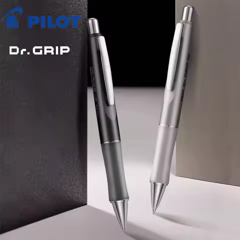 New Japan PILOT Dr.Grip Gel Pen Soft Grip Glue Black Pen Low Center of Gravity 0.5mm Learning Office