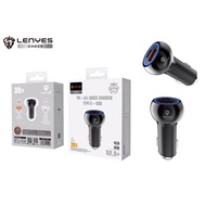 Batok Saver Car LENYES CA-825 Car Charger 30w + Type C Usb
