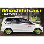 TOYOTA AV911 car stickers AvanzaTOYOTA, cool body list stickers, old Avanza car stickers, 2003 - 201