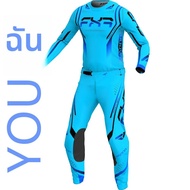 【Household groceries】 เด็ก 2025 FXR เยาวชน Motocross ชุดเกียร์เด็กขนาด Dirt BIKE Combo Off Road รถจั