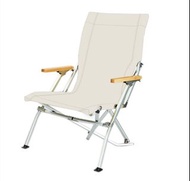 全新 outdoorbase 象牙白 星空露營椅 高背椅 折疊椅 露營必備