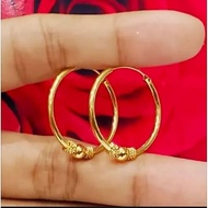Gypsy round pentol earrings jewelry goldPOLOS ANGGI ACCESSORIES03