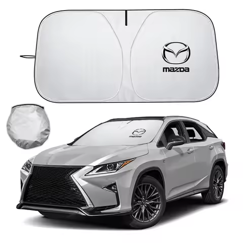 1Pcs For Mazda 2 3 6 8 CX4 CX-5 CX-7 CX-9 CX-3 Atenza Car Windshield Sun Shade Covers Visors Front W