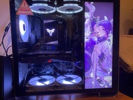 Gaming Desktop  一體式水冷i7 第10代 電競高階遊戲打機剪片台式主機，頂配16G 記憶體，1TB  SSD 固態硬盤 + 1TB  HDD，Radeon R9 370 4GGAMING獨立遊戲獨立顯示卡，暢打各種電腦主流遊戲及暢剪1080 影片，5 秒開機，秒速運作模式