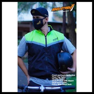 Brompton Dahon Fnhon Seli Folding Bicycle Vest Dual Layer Material - Highlighter Vest, M Oas-445