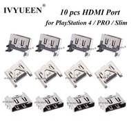 10 PCS for PlayStation 4 PS4 PRO Slim Console HDMI-compatible Port Display Socket Connector Jack Int