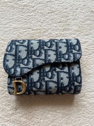 Christian Dior SADDLE LOTUS 銀包