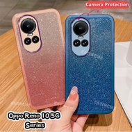 Oppo Reno 10 5G 2023 Luxury Bling Glitter Casing For Oppo Reno 10 Reno10 Pro Reno10Pro 10Pro + 5G Soft Silicone Transparent Phone Case Camera Lens Protection Shockproof Back Cover