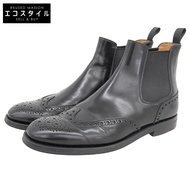 二手 Church's Ket's By 側鬆緊翼尖短靴，女款，黑色，尺寸 36 1/2。