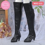 1/3 bjd Doll Shoes Women 3 Points Female Doll Over-the-Knee Boots High-Top Leather Shoes SD Doll Fas