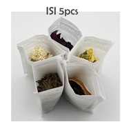 5pcs Drawstring Tea Bags Teabag Tea Bags Tea Filter Wholesale Tea Bags 7cm x 5.5cm