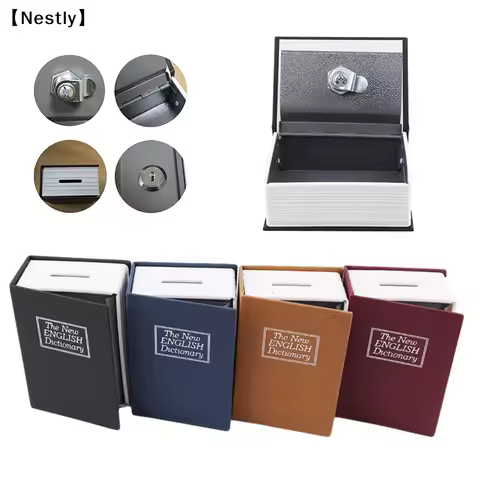 Dictionary Mini Book Safe Security Key Locker Money Hidden Secret Safe Key Safe Box Cash Money Coin 