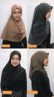 HIJAB INSTANT/ Bergo jersey/ Bergo malay