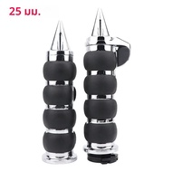 25mm 1 "รถจักรยานยนต์Handlebar Handle Bar End Hand GripsสําหรับHarley Cruiser Chopper Custom Suzuki 