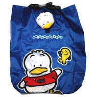 Sanrio Ahiruno Pekkle Nylon Flodable Shopping Bag Tote Grocery Bag 562956