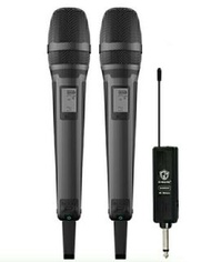 ［實體商店］新品上市！！Professional UHF Wireless Microphone, UHF Microphone, Wireless Mic, 專業高清無線咪，無線Mic