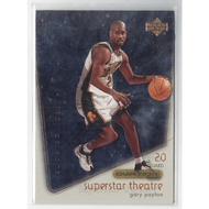 2000-01 Upper Deck Ovation Superstar Theatre S8 Gary Payton INSERT (code 2163B3P25S9 & 2164B3P27S2)