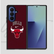 Hybrid Case Casing Samsung Galaxy Fold 7 6 5 4 3 5G Bulls Logo BJ214