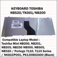 COD -Keyboard Laptop Notebook Toshiba Mini NB500 NB505 NB510 NB520