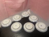 （70 年代）罕見米通青花小碟7 隻
