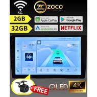 ✅ ZOCO 9/10” Android Car Player | Free HD Camera | 2GB+32GB | 5G WiFi | CarPlay & Android Auto