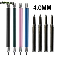 ZHANGHONG Mechanical Pencil, Metal 4.0mm Automatic Pencil, Creative 2B/4B/6B/8B/10B Pencil Refill Dr