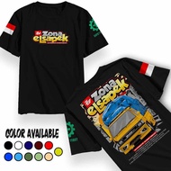 Dtf men's distro t-shirt with ZONA ELSAPEK motif Vol.3 YELLOW Combed 30s material