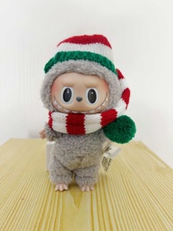 ชุดlabubu LABUBU Macarons labubu cloth saiz 17cm LABUBU Christmas suit