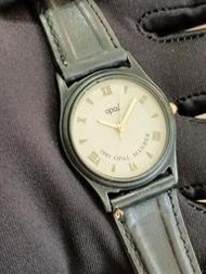 Opal 歐寶 法國品牌 絕版 古董錶 Water Resistant 生活防水 可正常使用 中性石英錶-手圍20公分