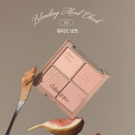 บรัชพาเลท Dasique  Blending Mood Cheek #10 Muted Nuts)