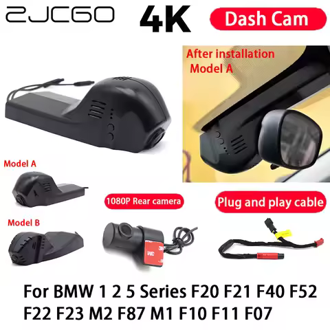 Car 4K Plug and Play Dash Cam Video Recorder Night Vision for BMW 1 2 5 Series F20 F21 F40 F52 F22 F